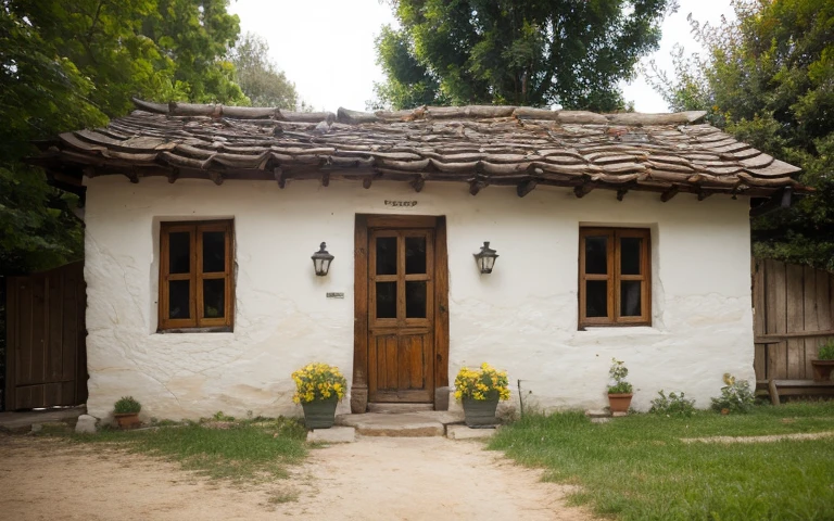 wattle and daub house wall