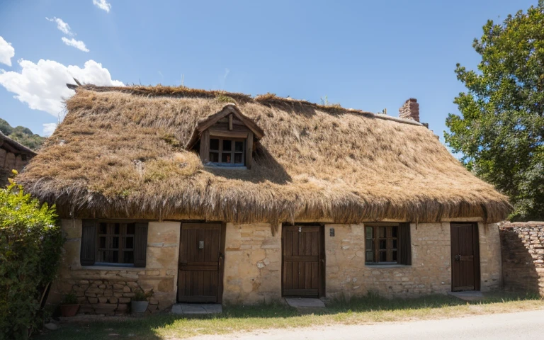 wattle and daub house wall