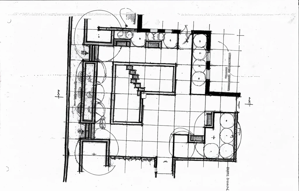 design plan. plaza, creative, trees, plaza plan, landscape architecture, lines, hand drawn plan