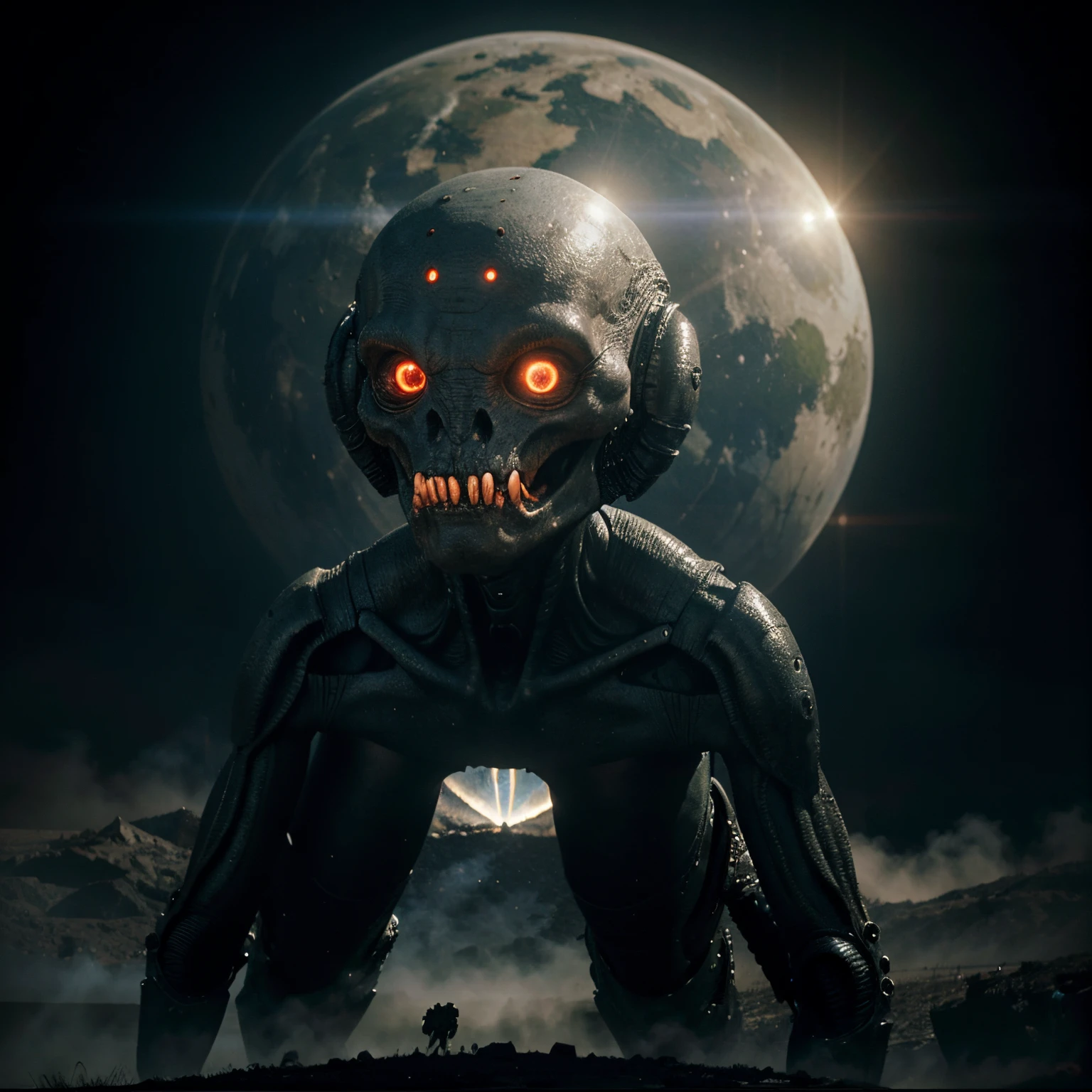 CREATE ALIENS INVADING EARTH, SOQUE OS HUMANOS GANHANDO