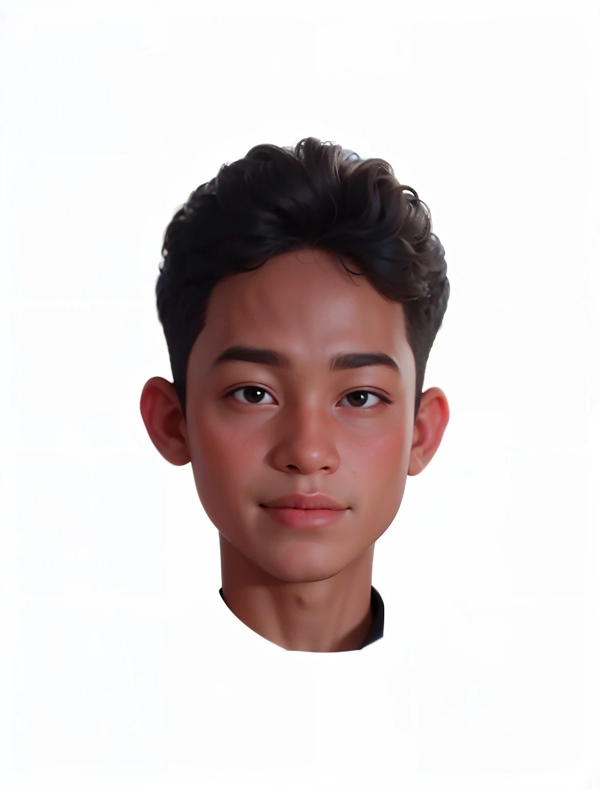 arafed boy with a black shirt and a black background, headshot profile picture, ramil sunga, john jude palencar, by Abidin Dino, reyyan, riyahd cassiem, raden saleh, ayan nag, ismail, with accurate face, potrait, portrait a 1 5 - year - old boy, full protrait