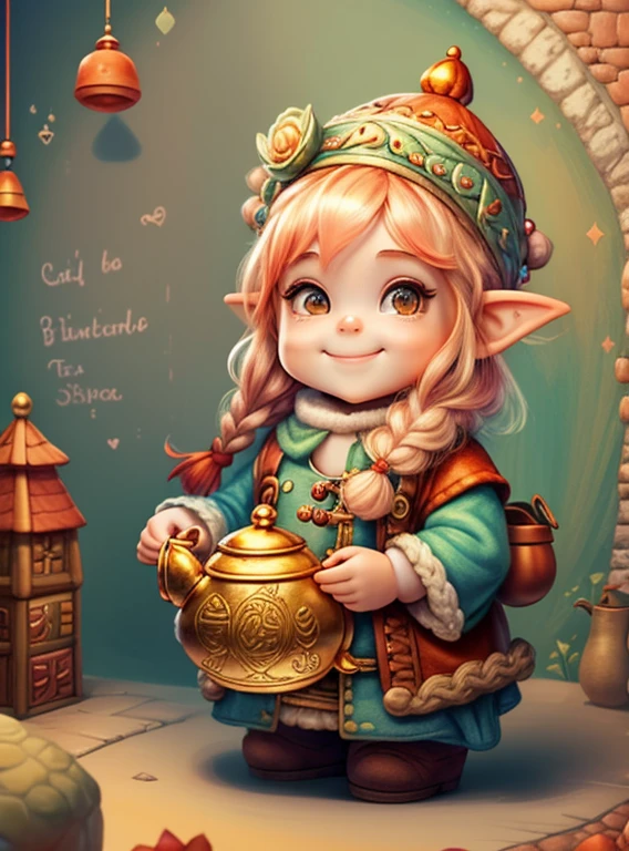 ultra cute ginger chibi woman, medieval tale tavern, intricately detailed colorful interior, detailed intense sunrise lightning, deep stage, best geometry, award wining masterpiece, ultra intricate shadows and lighting, best lighting, best shadows, intricate busy setting, ultra detailed intricate background, trending on art station, global illumination, selfilluminated, bioluminescence, midjorney style, art by Albert Bierst