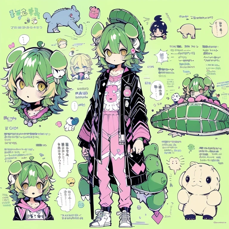 There are many different cute cartoon animals, Elephants, crocodiles, Rabbits and other animal patterns in this photo, Cute, Hand-drawn illustrations, Colorful, Wang Chen, crocodile loki, art cover, ƒ5.6,🦩🪐🐞👩🏻🦳; 🌞🌄 , code, 🪔 🎨 metaverse, full height