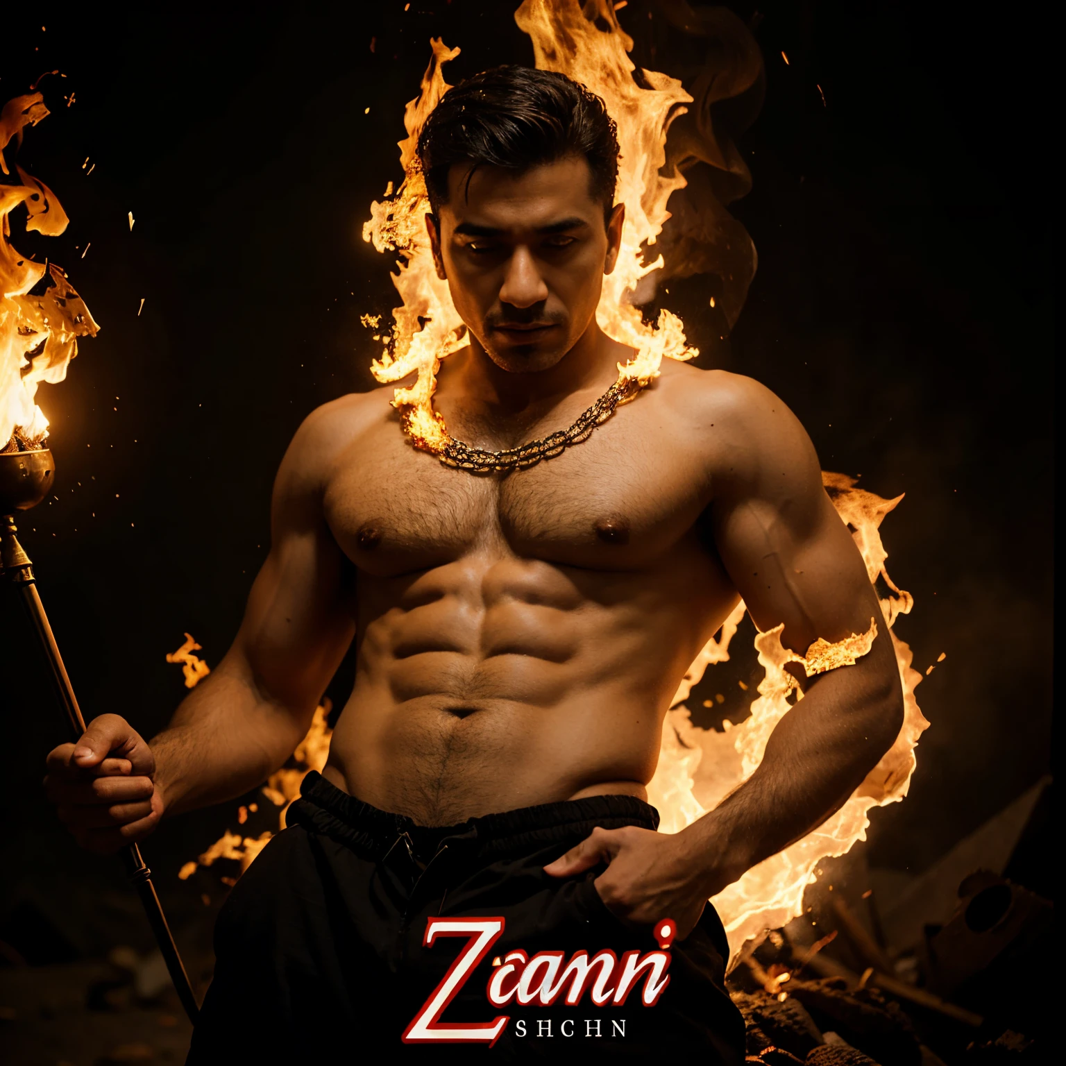 The name zamir in fire