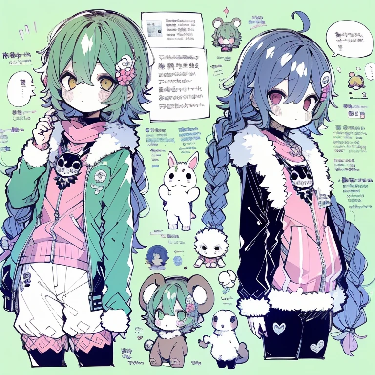There are many different cute cartoon animals, Elephants, crocodiles, Rabbits and other animal patterns in this photo, Cute, Hand-drawn illustrations, Colorful, Wang Chen, Bunny, crocodile loki, art cover, ƒ5.6,🦩🪐🐞👩🏻🦳; 🌞🌄 , code, 🪔 🎨 metaverse, full height