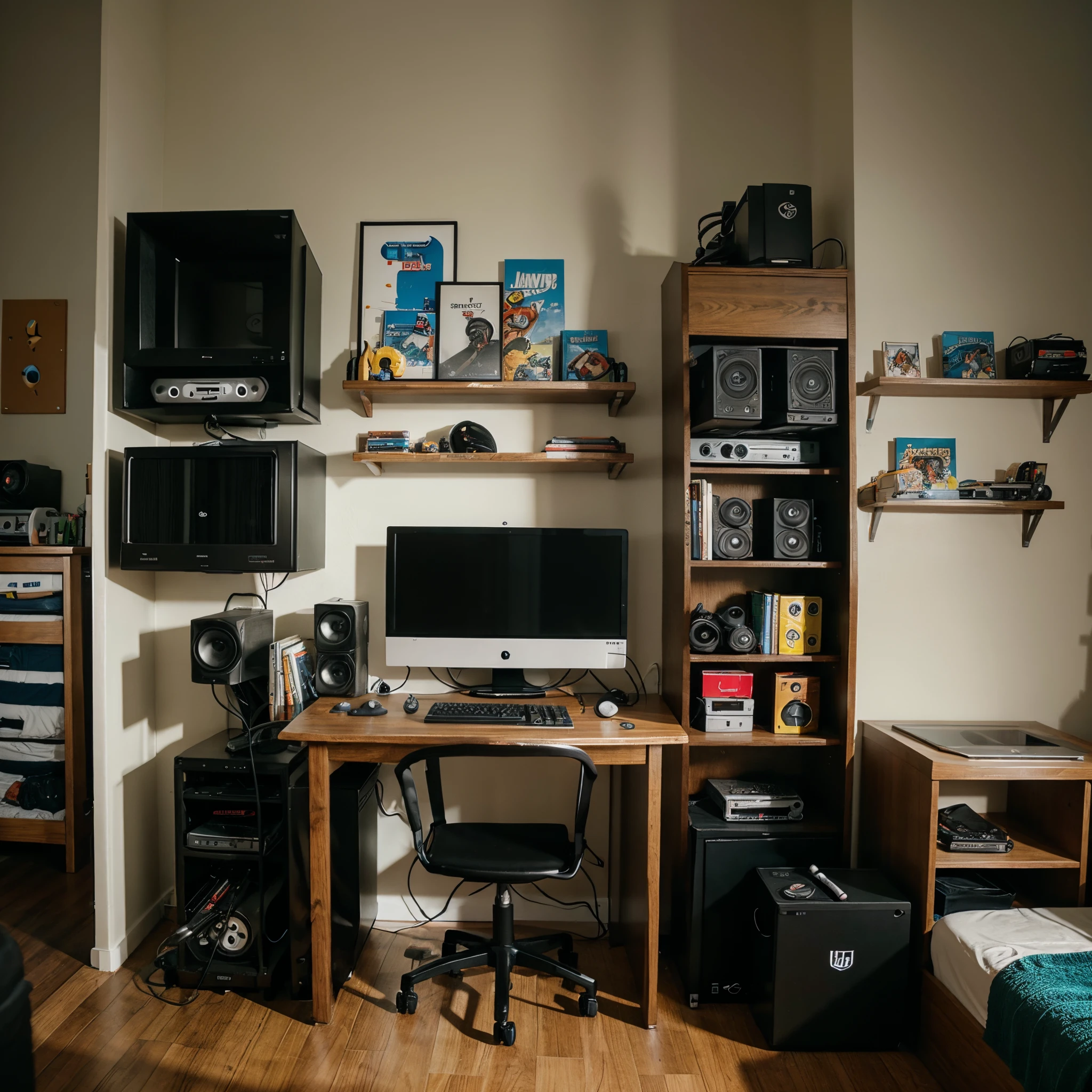 un cuarto gamer para streeming