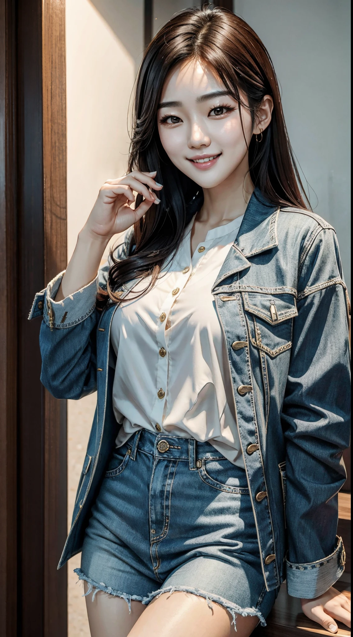 Cho Yi-hyun, totally identical, intrinsic details, totally realistic, sweet smile