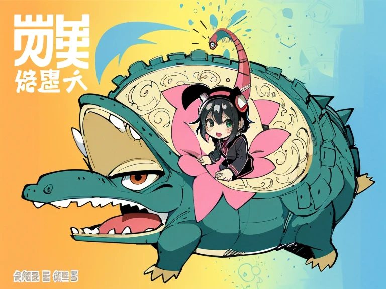 There are many different cute cartoon animals, Elephants, crocodiles, Rabbits and other animal patterns in this photo, Cute, Hand-drawn illustrations, Colorful, Wang Chen, crocodile loki, art cover, ƒ5.6,🦩🪐🐞👩🏻🦳; 🌞🌄 , code, 🪔 🎨 metaverse