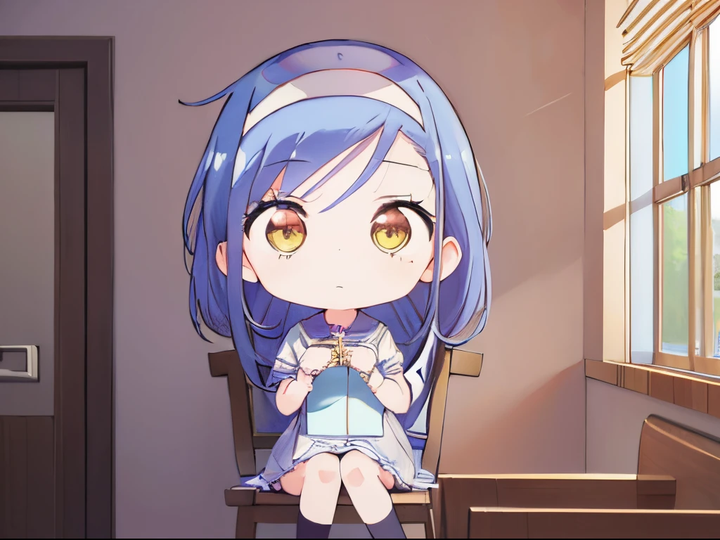 ((masterpiece)), ((best quality)), (ultra-detailed), a cute girl, 1girl,chibi