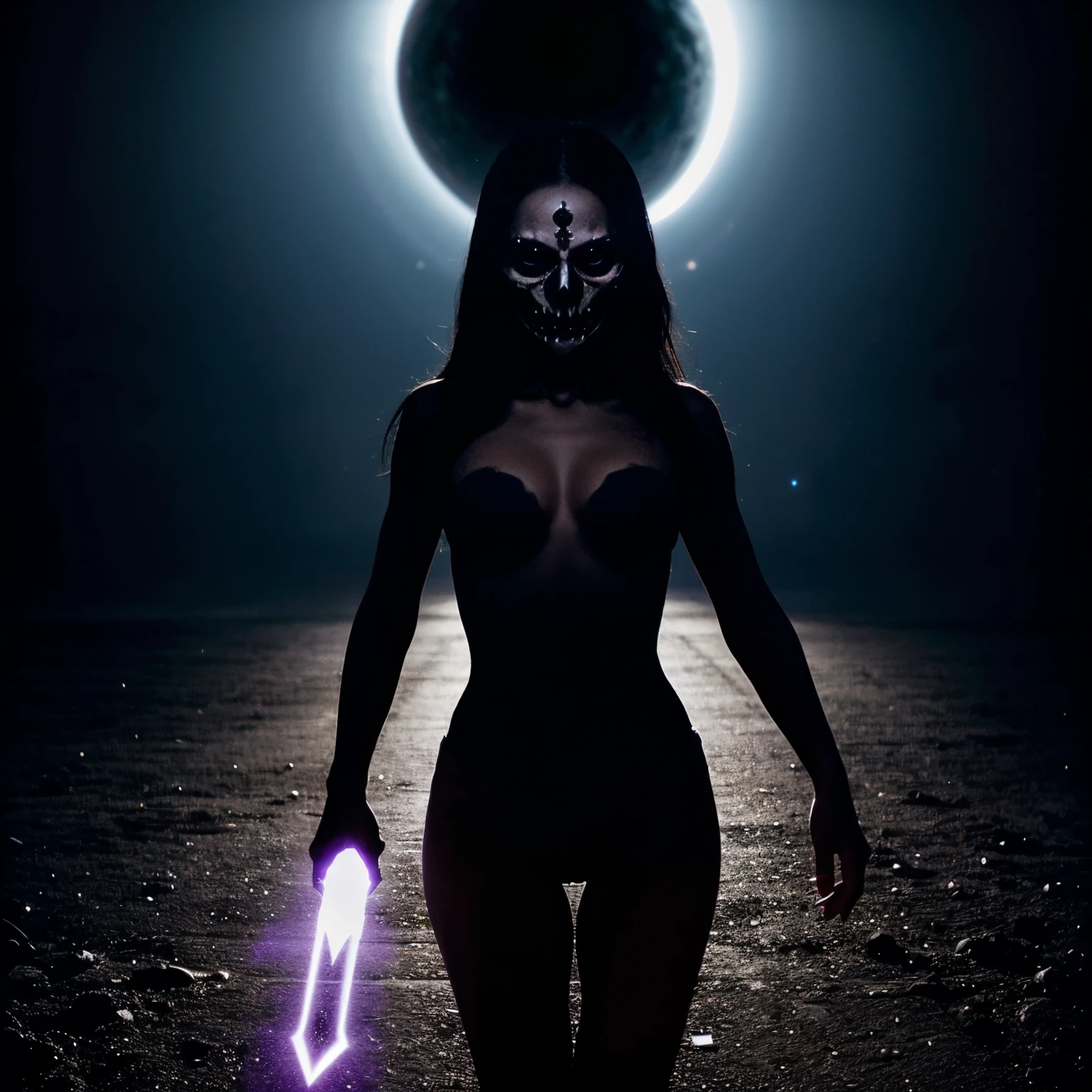 Shadow Of Death, chaos magic, space distortion, end of all things, girl
