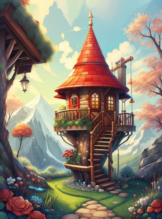 (cute baby gnome smiling with tree house in a beautiful garden) stylized identical to 1940 |)), acolchoamento ,multidimensional geometric wall PORTRAIT, arte, Chibi,
Yang016K, lindo,(( cor vermelha predominante, rosa e branco))
Primary works, qualidade superior, melhor qualidade, Arte Oficial, Lindo e Estetaduardo Kobra acolchoamento ,multidimensional geometric wall PORTRAIT, arte, Chibo,detalhes
