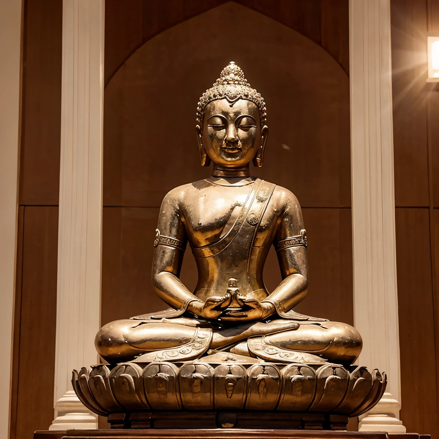 list Four noble truths in buddhism with simple explanation and give example for each and create four individual posts for each for instagram and facebook posts with trending keywords and hashtags
