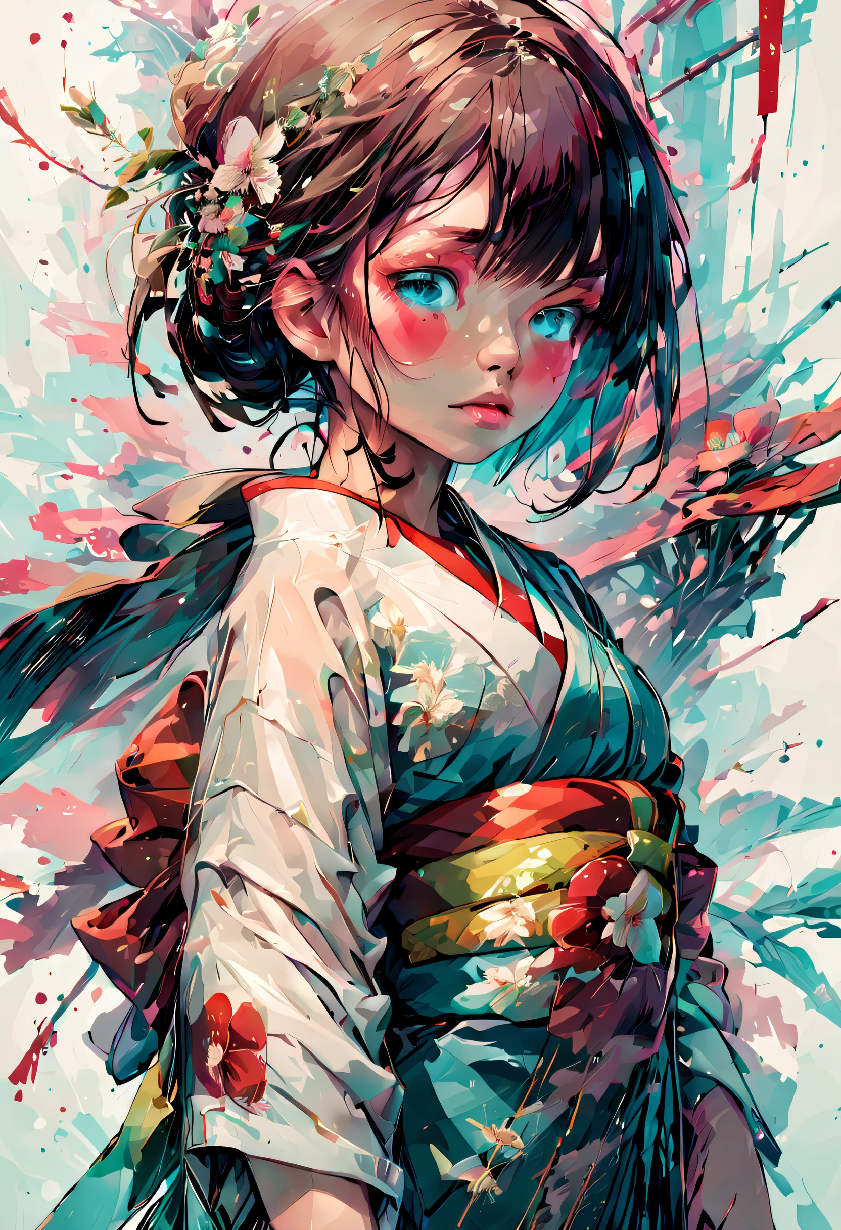 futuristic fantasy anime,
Princess in kimono| Centered| key visual| Convoluted| Highly detailed| Breathtaking beauty| precise lineart| Vibrant| comprehensive cinematic| Carne Griffiths| Conrad Roset