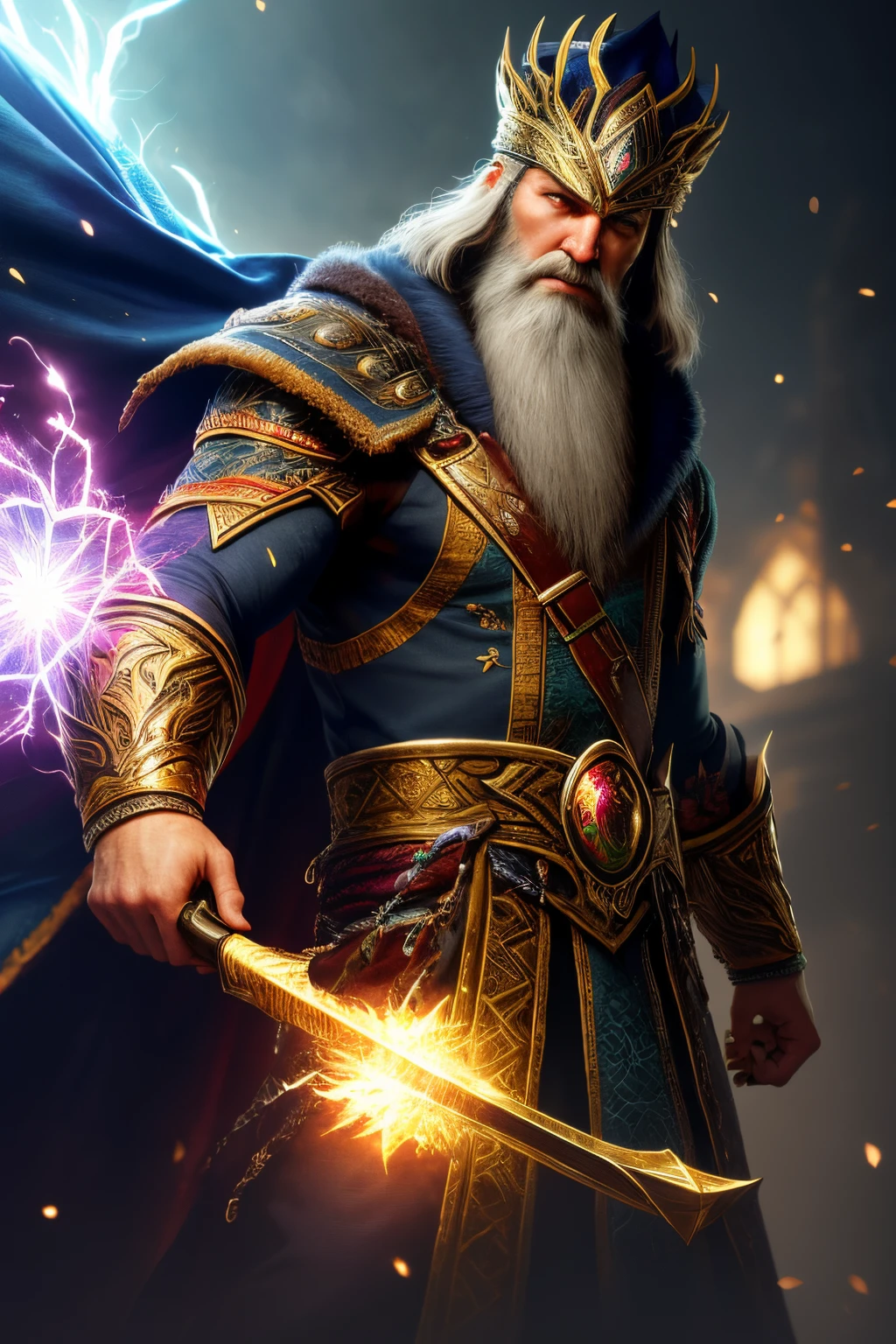 (extremely detailed 8k wallpaper), a mid-shot shot shot of a brave, intricate, high-detail, dramatic necromancer