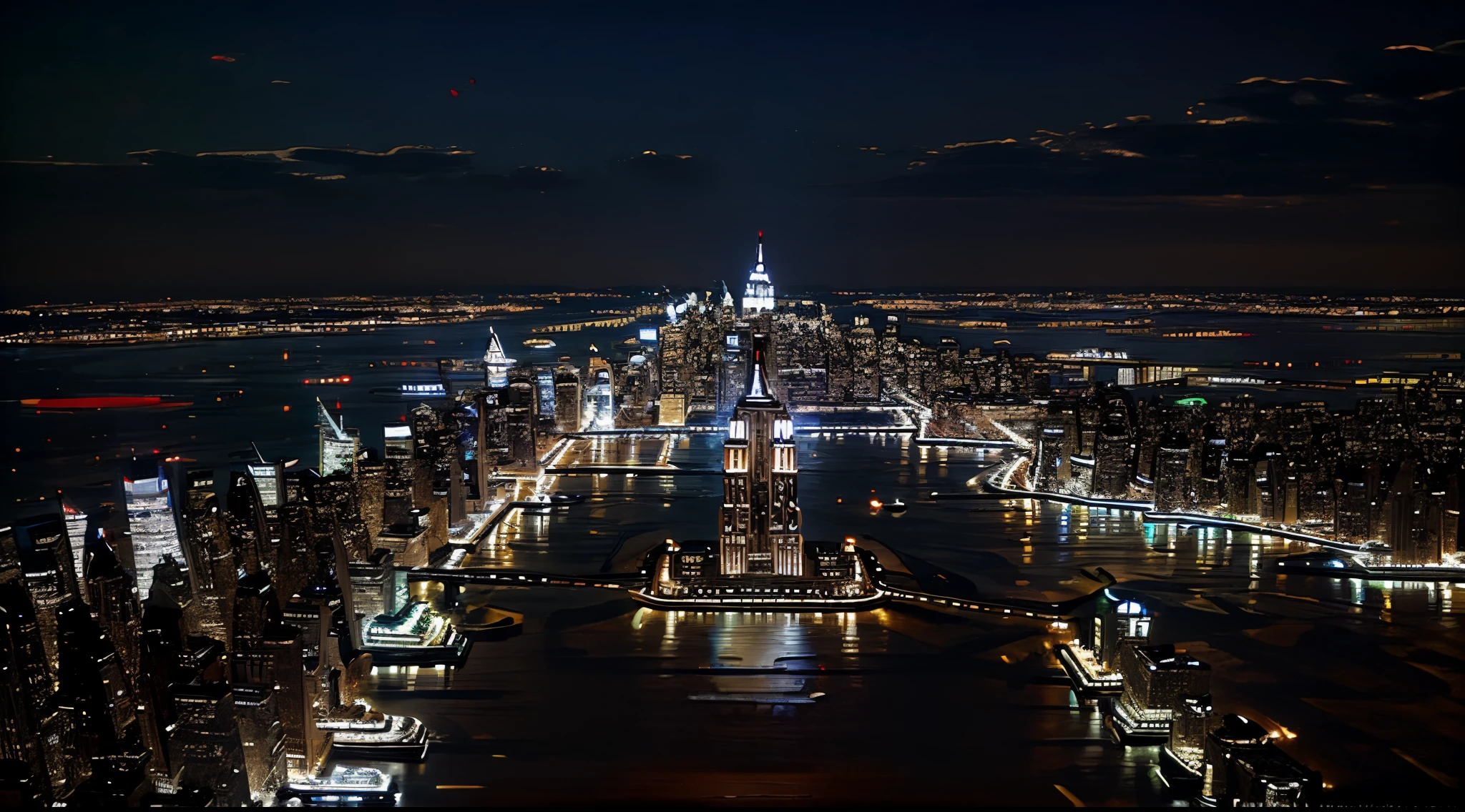 New York vu depuis l'empire state building