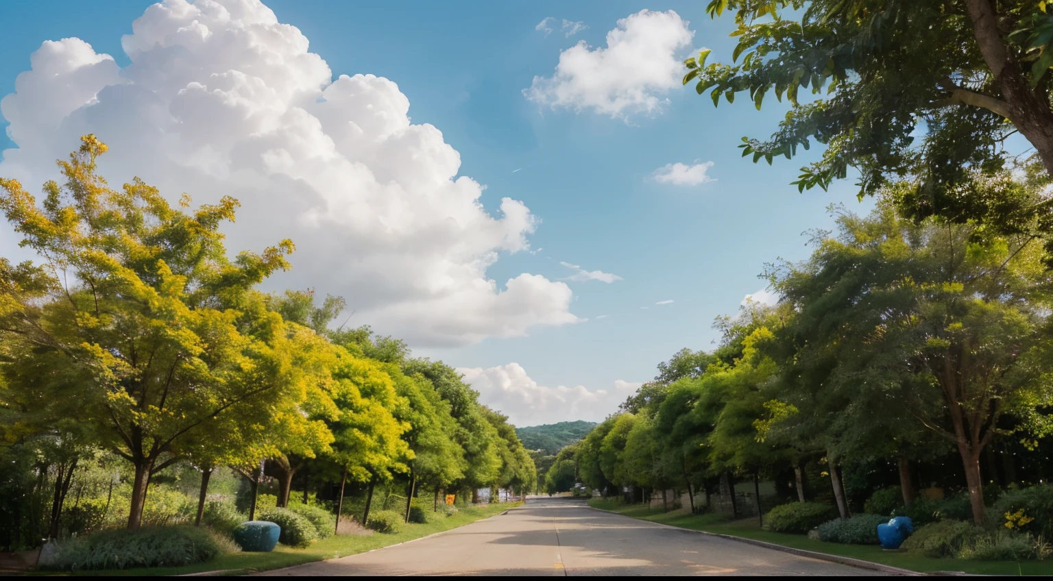 vibrant and calming colors like sunny yellow, sky blue, and leafy green to promote feelings of wellbeing and happiness