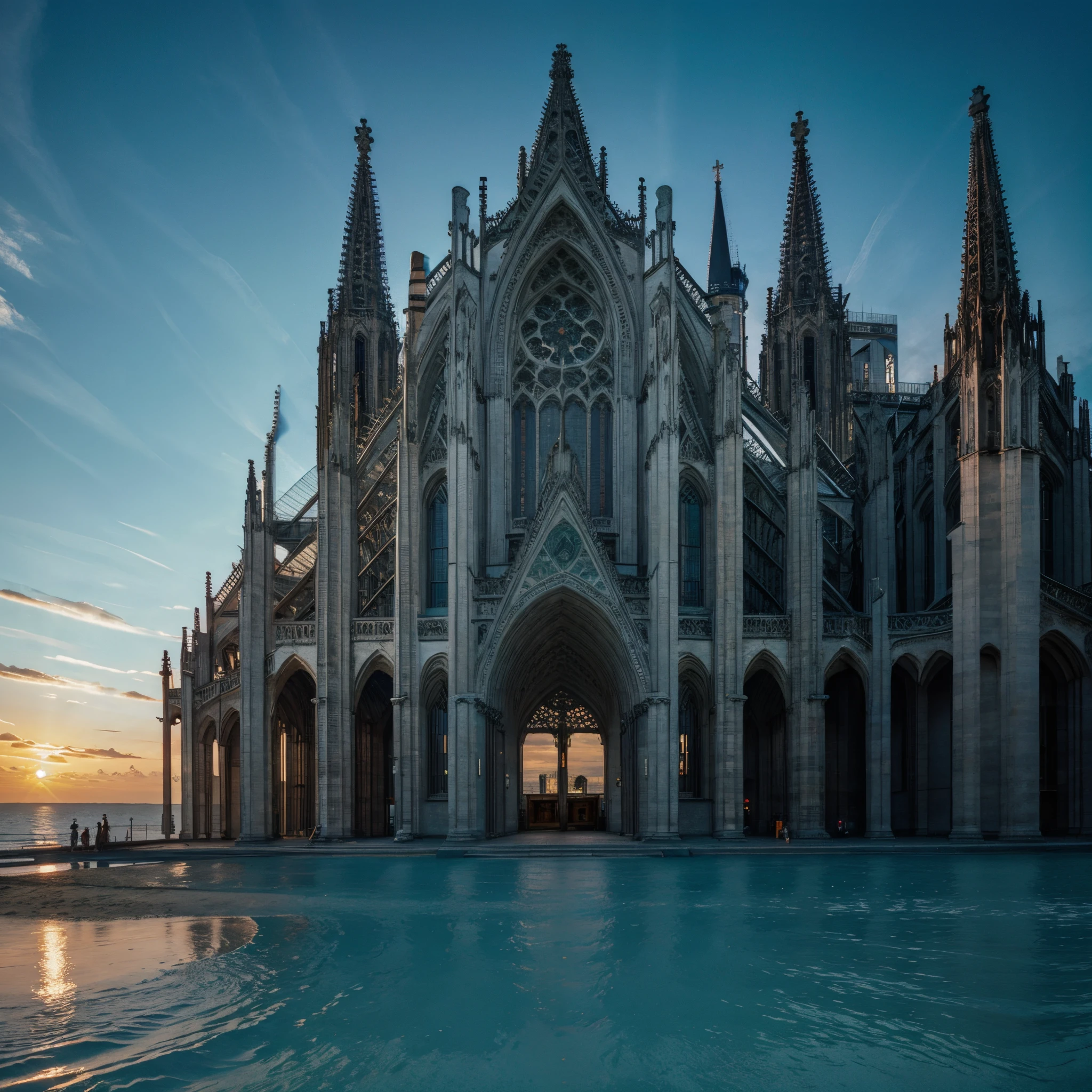 cologne cathedral style towers