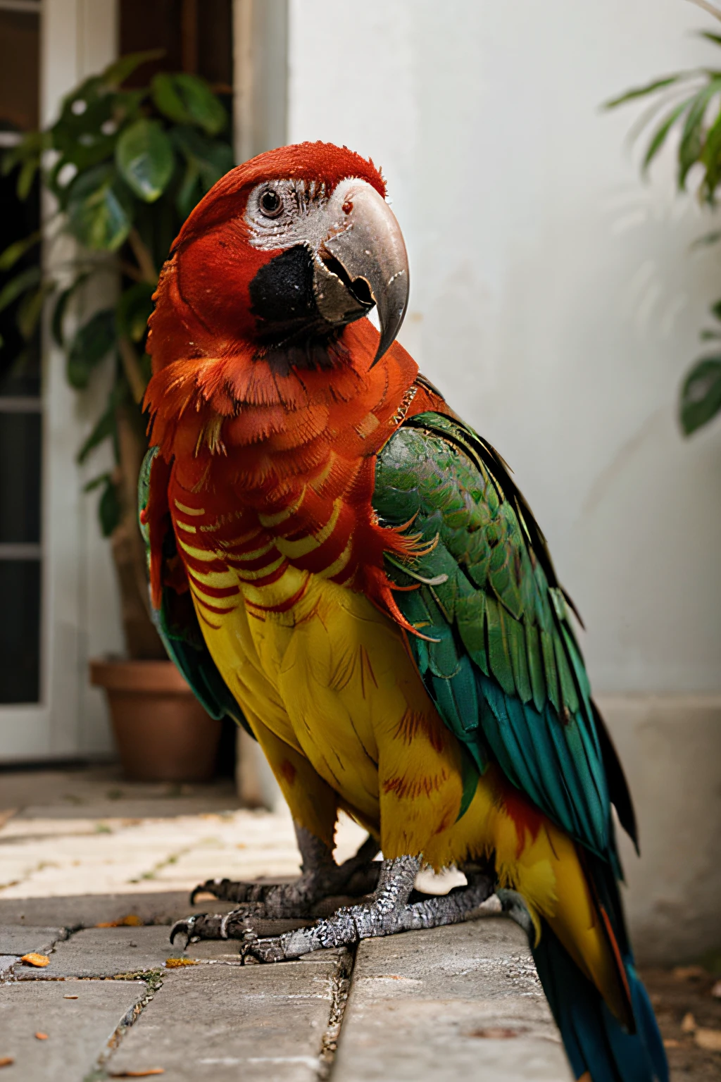 Parrot watercolor