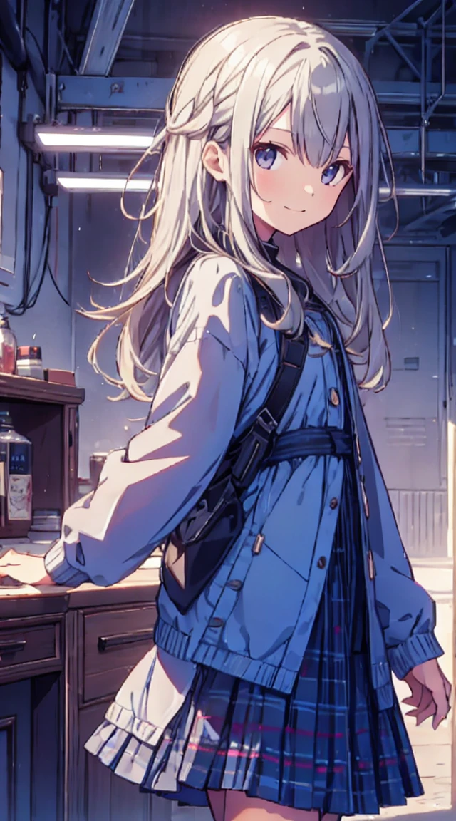masutepiece, Best Quality,Illustration, Wallpaper, ultra -detail, 1little girl、♡、Futomo、Poses in motion、soft smiling、spring outfit