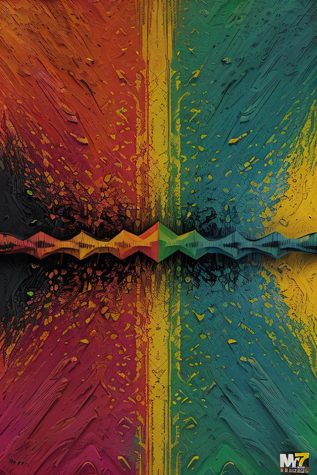 ((fundo de publicidade abstrato)), (flyer that has no images of people or text), cores vibrantes, realista, luzes, detalhes nas cores do reggae, vermelho, amarelo, verde, preto
