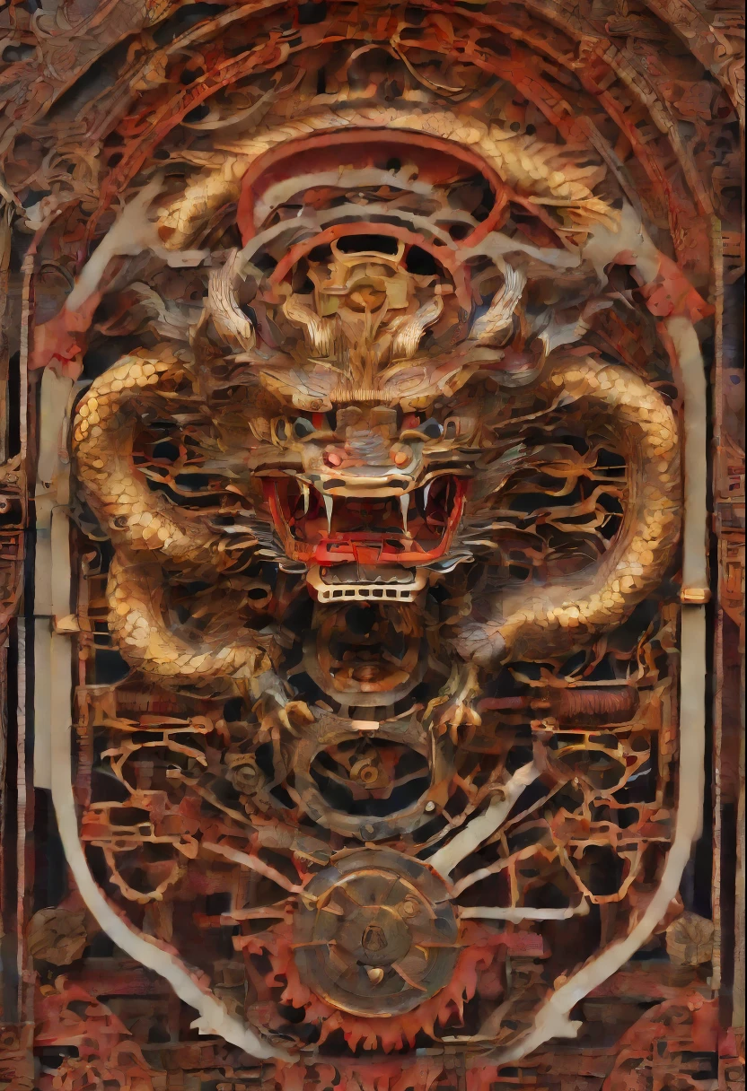 chinesedragon,mechanical structure