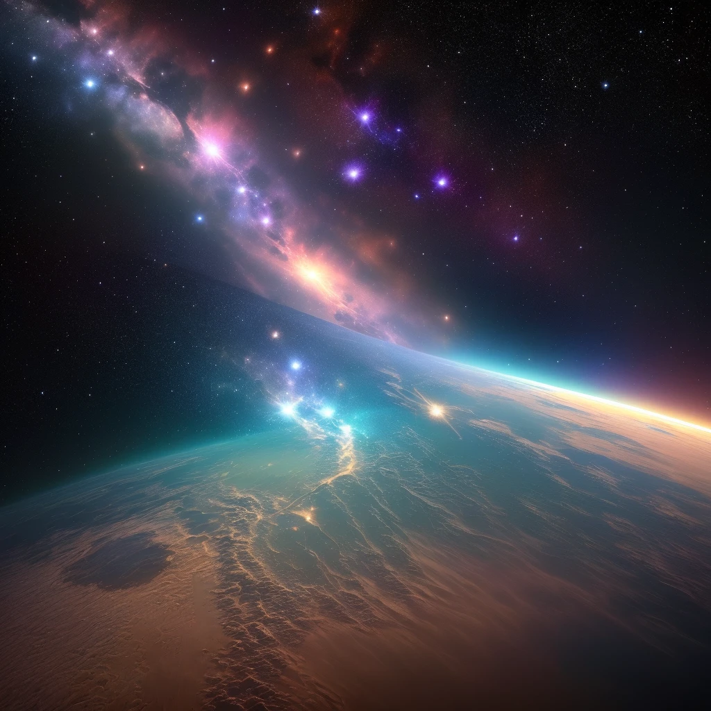 The beauty of space，HD without impurities