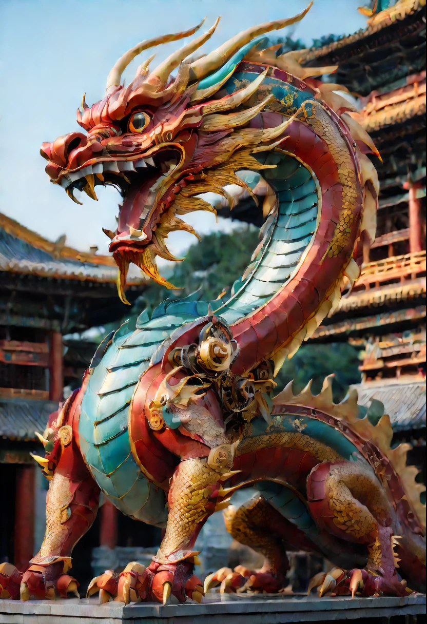 chinesedragon，mechanical structure