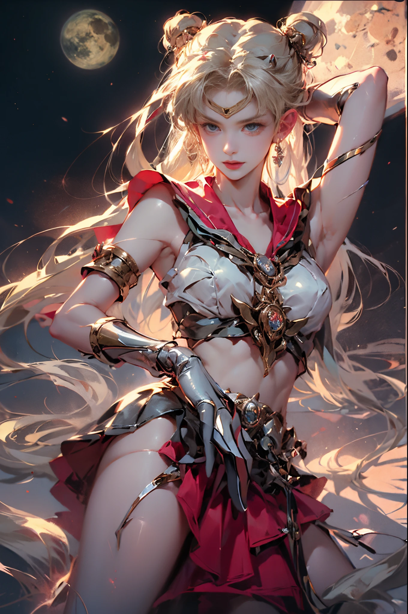 ulzzang-6500-v1.1, (original photo: 1.2), (reality: 1.4), (sharpness: 1.2), (a woman), (perfect body proportions), ((pierced lover)), (lip ring, ring, navel ring, nose ring)), (high jumper figure), (dance sports pose), (: 1.8), (areola( Pectoralis major: 1.0), (sternocleidomastoid muscle: 1.0), (abs: 0.7), (hips: 1.6), (gluteus maximus: 1.8), (biceps: 1.2), (deltoids: 1.4), (groin: 2), (latissimus dorsi: 2), ( pale skin, thin skin, seductive expression, double eyelids, jelly textured lips, glowing lips, cherry small mouth, small upturned lips, (((wind blowing blonde hair, serious expression, close one eye to aim, clench teeth)), moles under the eyes, (((detailed skin texture))), real pores)), textured skin, (wearing gems, pearls, emeralds, amber,), ((tongue nails), (lip nails), (umbilical nails), gemstones refracting dazzling light))), (dynamic hair, layered hair, wet hair, wet skin texture), sweat dripping all over the body, shiny skin, glowing skin, radiant, eyes looking at the hands, high quality details, cinematic lighting, ((backlighting)), ((World of Warcraft), ( Blood Elf)), ((blonde hair, pale skin, skin without any blood, elf ears, extra-long eyebrows, green eyes, bubbling flames,), big red lips)), ridiculous, incredibly ridiculous, huge file size, super detailed, high resolution, very detailed, best quality, masterpiece, illustration, very detailed, CG, unified, 8k wallpaper, amazing, fine details, masterpiece, light on face, backlight, dark clouds, fire rushing sky, movie lighting, 1girl, 16 years oldion of the height jumper)),((slender body)),(No panties))))),(No pants))socks)))),(No skirt)))),(No shoes))),(Dynamic posture))),(( Dynamic posture with one hand and the other pulling the bowstring),((Shoot an arrow into the sky, draw a bow, shoot a burning arrow)))), (((Tight muscles)))),, Draw a bow and shoot arrow)))),{((( Holding a longbow decorated with phoenix head gold)),((shining transparent bowstring)),(fine feather pat