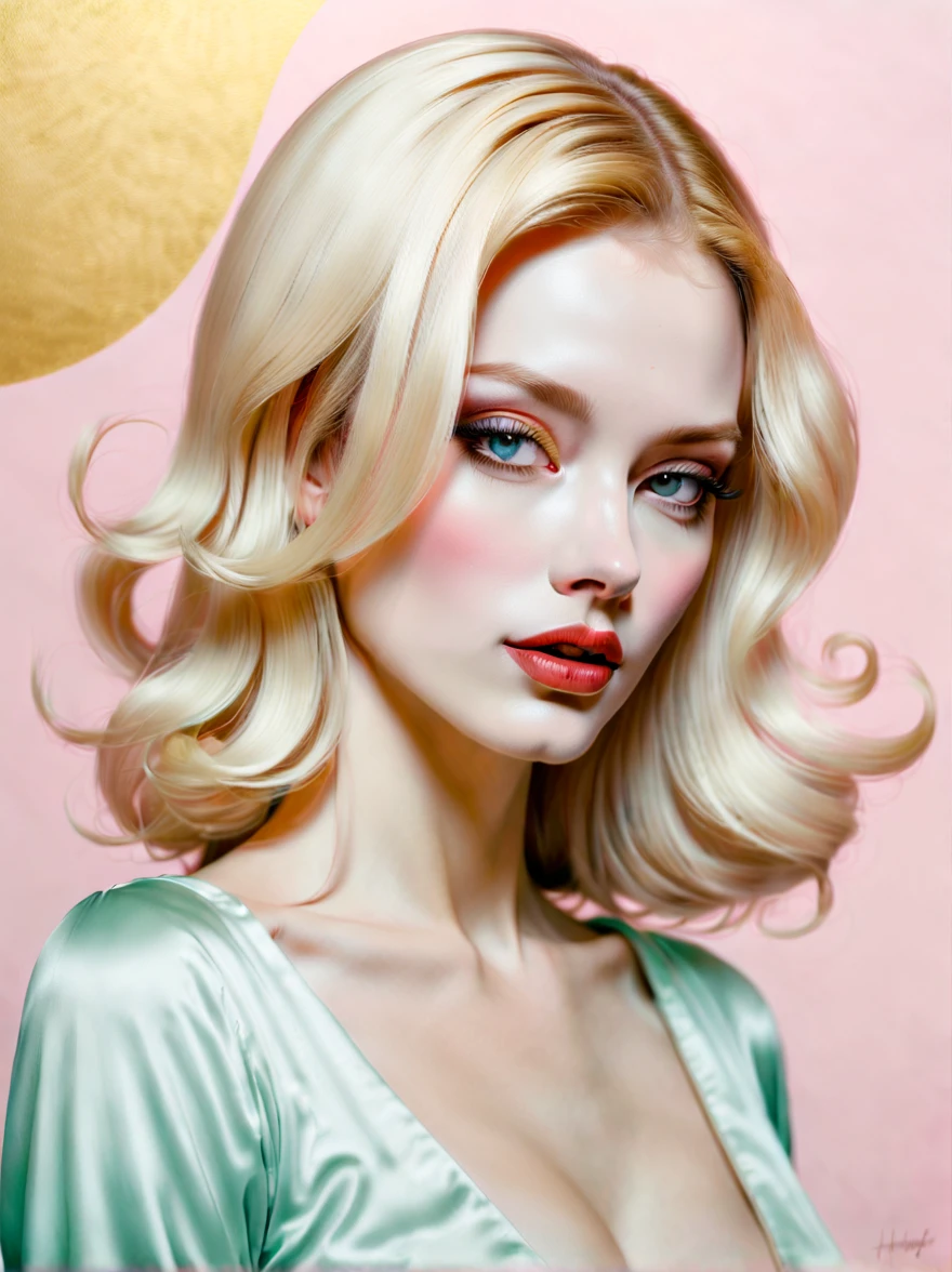 chiaroscuro technique on  illustration of an elegant , retro and vintage ,silky eerie, matte painting, by Hannah Dale, by Harumi Hironaka, extremely soft colors, vibrant, pastel, highly detailed, digital artwork, high contrast, dramatic, refined, tonal, golden ratio