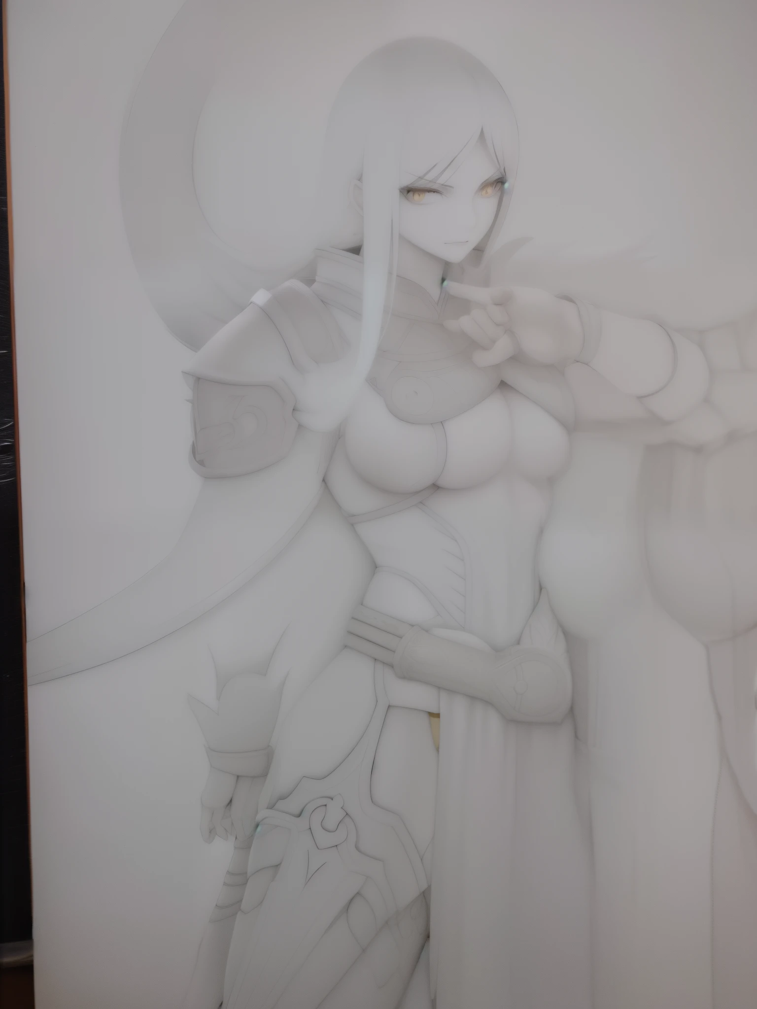 female warrior,desenho,Orika,Erza escarlate,details on hand with 5 fingers