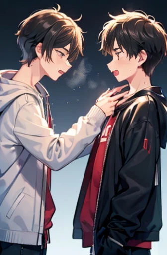 tre anatomically correct、structurally correct、Sexual desire is everyday、 (layered clothes:1.4)、creation、dust particles、smooth anime cg art、(Winter clothes,winter cold wind)、beginning of spring、 (Due to the onset of a male love infection disease、 Very short young male students and very tall cool male college students stare at each other and fall in love with each other.,sexual desire awakening)、(( Very short young male students perform sexual acts on very tall, cool male college students.))、(((2boy,2boy,2boy)))、((Expression of sexual awakening、 Expressions of sexual arousal、A look that asks for sex、 Facial expressions during sexual activity))、Very tall and cool male college students get pregnant.