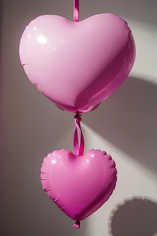 pink balloon heart