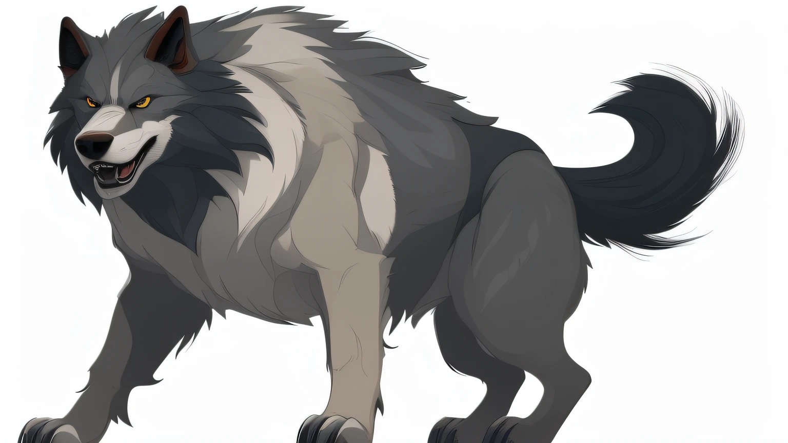 Best quality, (By sepulte), (fur:1.5), (fuzzy:1.5), nsfw, chubby wet ((feral)) wolf with highly detailed gray fur and, feral, stunningly sharp-focus, charming chubby body, curvy, huge ass, very big ass, wide hips, huge thighs, enchanting black hue, swaying tail, impressive mane, powerful presence, mesmerizing beauty, sexy posture, well-defined claws, sinister-hearted, captivating artwork, attention to detail, tasteful composition, alluring charm, careful shading, great attention to anatomy, vivid colors, wet, sweaty, big fluffy tail, thick tail, squish focus, Landscape shot, ((huge haunches, huge hips, huge thighs, huge ass)), ((hyper canine pussy)), huge fluffy tail, animal genitalia, small anus, pussy juice, peeing, peeing at viewer, detailed peeing