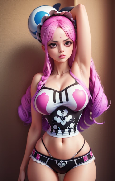Perona one piece, Pose de modelo, (((pernas grossa))),  extremely high quality, A mais alta qualidade de imagem, Top resolution, Fotos RAW, Realistic, Foto Realista, ultra detalhado e bonito, Detalhes mais altos, Pele clara bonita e brilho,  (seios grandes, olhos azuis brilhantes e claros, muito chamativo, ((ultra realista)), cores vibrantes, estilo vetorial, arte digital, 4k, detalhes perfeitos, hipnotizante, feito profissionalmente, beautiful vector illustration, 12k resolution, ..3d, todos os caracteres detalhados em comprimento total, ((altamente detalhado)), ((vibrante)),((Ultra alta qualidade)), ((hiperrealismo)), ((fotorrealismo)), [octan rendering] , na cidade, muitos carros (realista), bem detalhado