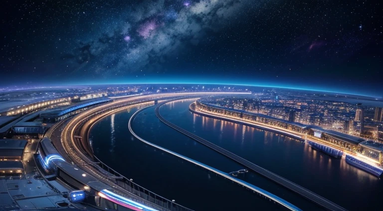 kosmos、intergalactic、Highly detailed images、Galaxy Railway