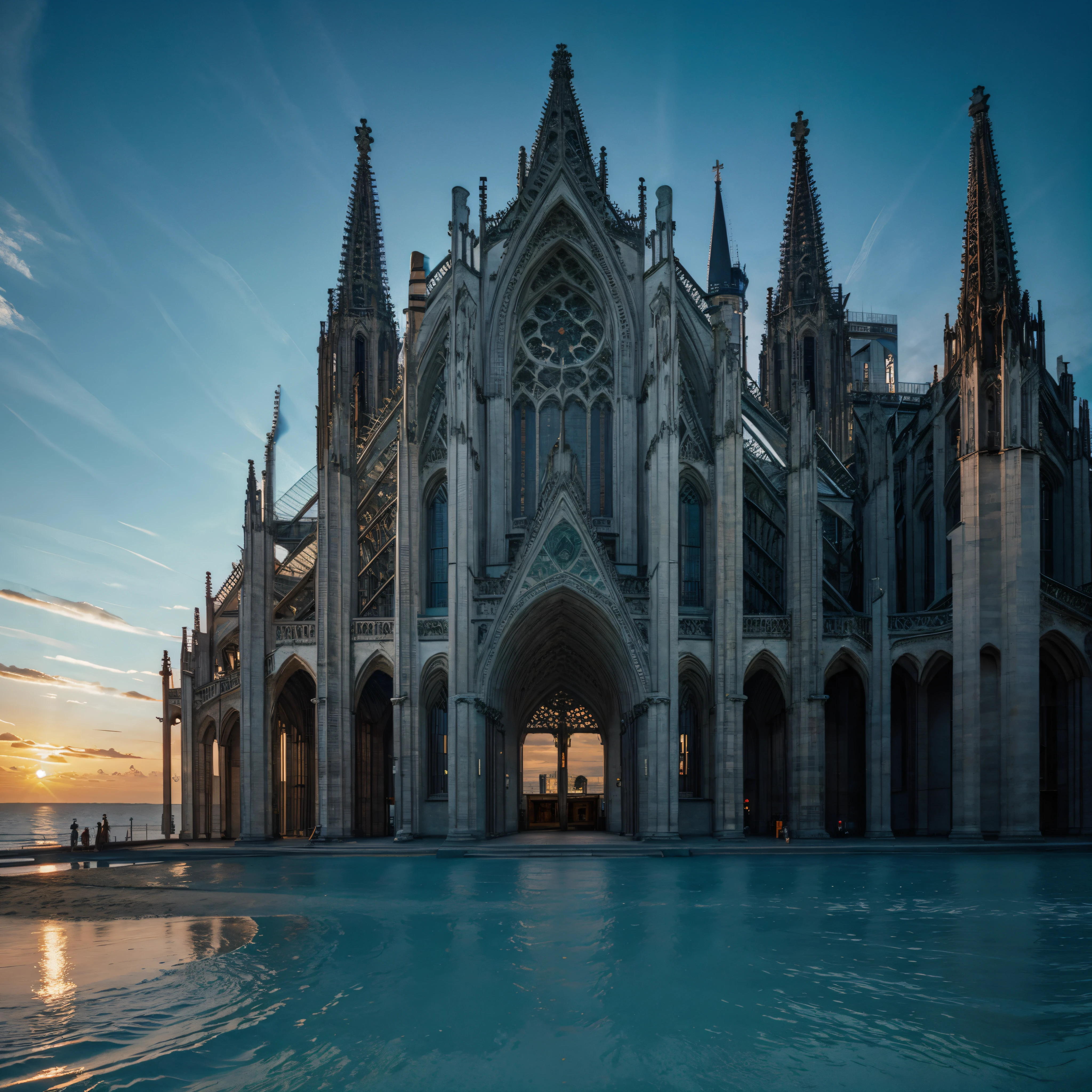 cologne cathedral style towers