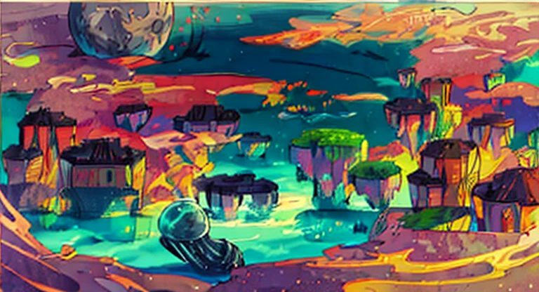 fantacy world for creature Eva