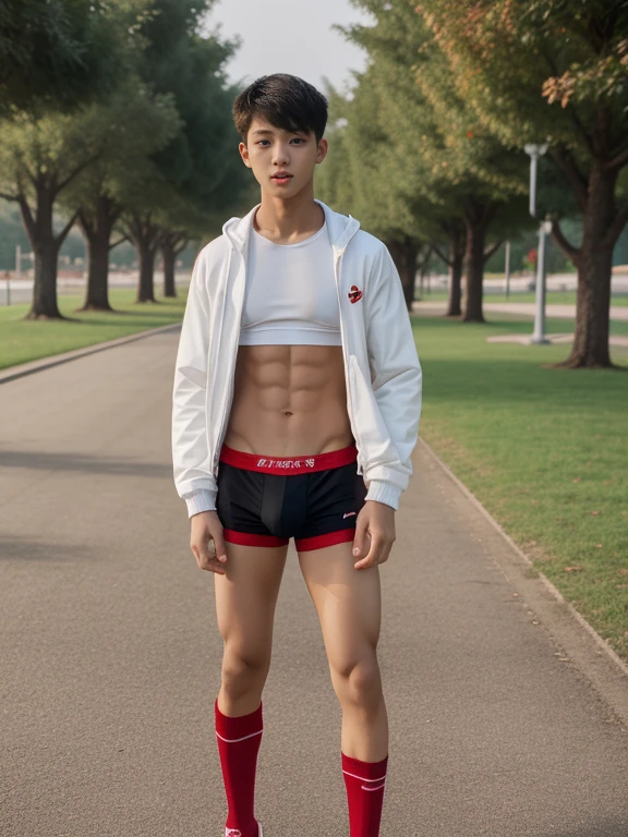 16 years old teenagers , very young , light-skin , wearing an dark red sexy underwear, tmasterpiece,k hd,the feet,Transparent sports vest,semi transparent,black long socks,The barefoot , red colour , handsome and cute , extreme cute boy , white skin , dark red underwear boxers shorts , extremely tall and cute boy ,oppa model , handsome model , full body , dark red boxers underwears short shorts , black socks , white light-skin , Chinese model , young boy , white skin , handsome and extremely cute , red boxers underwear shorts , long black socks , handsome model , at the park , jogging , model oppa , long legs , jogging , running , high knee black socks ,black long socks , stand up , extremely tall , extremely high , red underwears , red sports underwear , long black socks , clean and white legs , Chinese model , extremely long legs , looking at the camera , clean and white thigh , heavy bulge , ??? face , baby face , wearing jacket , red underwears boxers , light and white skin , Chinese model , strike a pose , sexy pose