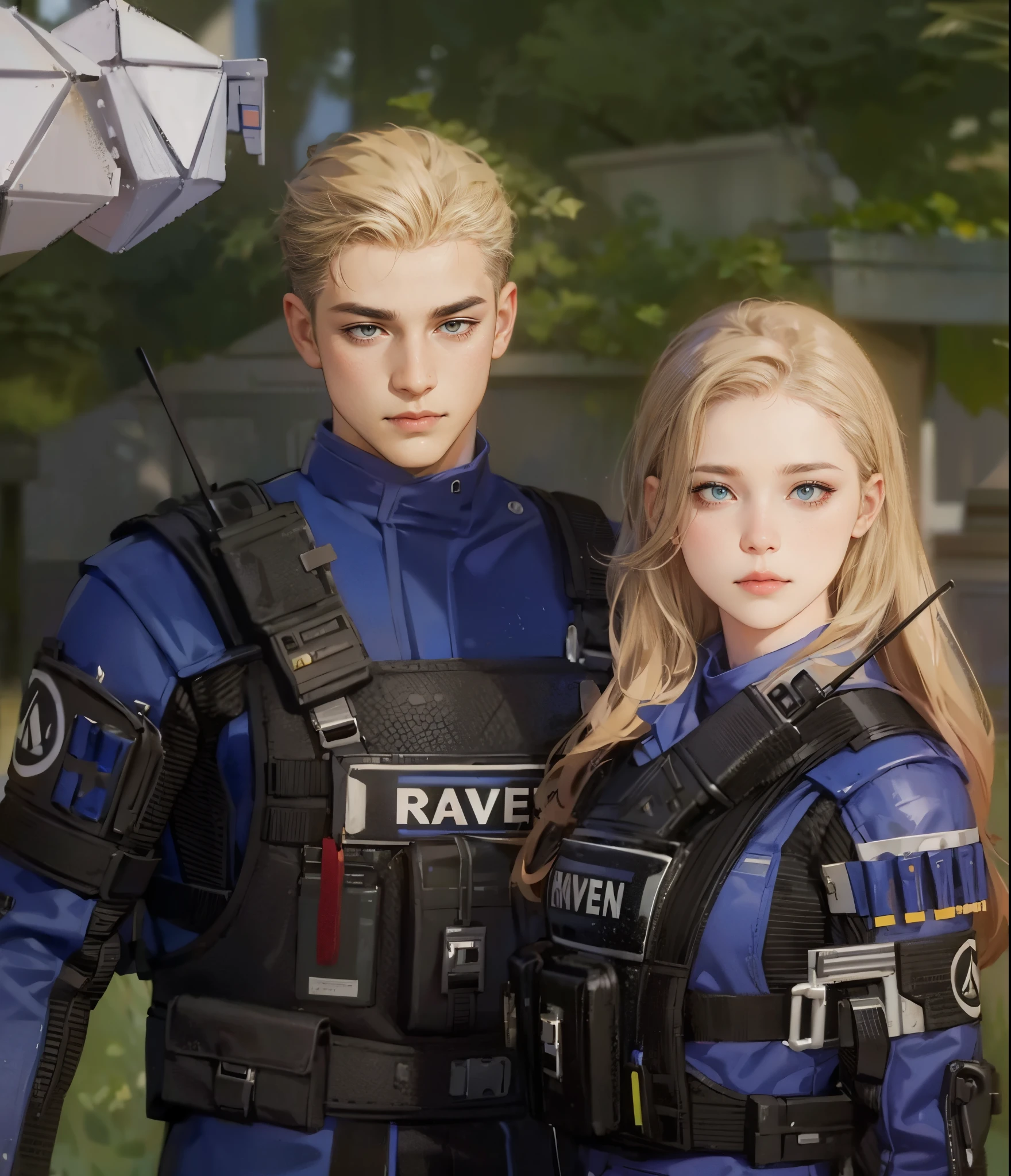 looking into each others eyes