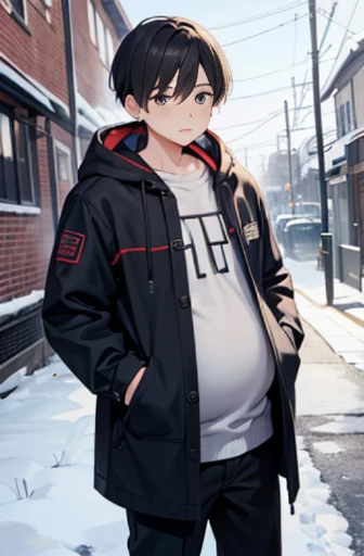 structurally correct、detaileds、(layered clothes:1.4)、creation、dust particles、smooth anime cg art、(Winter clothes,winter cold wind)、((Surprised, perplexed and confused face))、tears、(((Very tall and cool male college students)))、Very tall, cool college boys get pregnant with their own sperm。 Two boys who happened to be pregnant in a male-only winter countryside.、We learn that all men are pregnant.。 And the two boys also begin to conceive without any warning on the spot.。 (((2 Fertility Male))),「What、What、Why」「Me too、My clothes are...tight...」「Welcome to the town where men get pregnant、You are also townspeople.」「「Haaaaaa!?」」