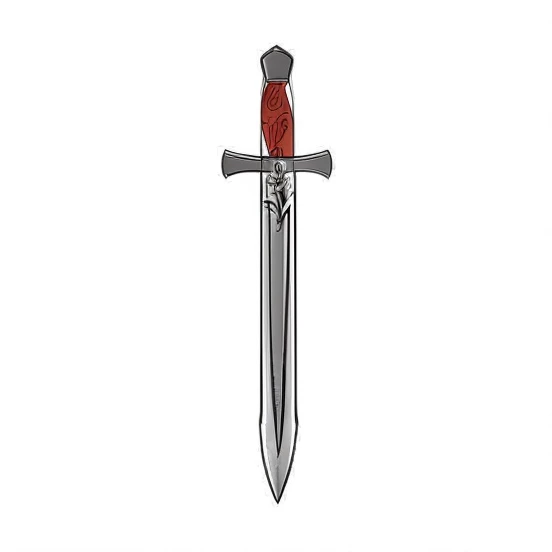 um desenho animado de uma espada com cabo de madeira, design de espada, Espada medieval, espadas desenhadas, adaga, Basic steel sword, uma espada maligna, espada, Espada medieval na pedra, a sword stuck in the ground, Espada Ligtt, espada de fantasia preta e vermelha, segurando adaga, steel sword, Espada de corrente no outro, Espada de fantasia de guerreiro, espada de fantasia