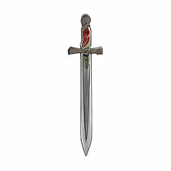 um desenho animado de uma espada com cabo de madeira, design de espada, Espada medieval, espadas desenhadas, adaga, Basic steel sword, uma espada maligna, espada, Espada medieval na pedra, a sword stuck in the ground, Espada Ligtt, espada de fantasia preta e vermelha, segurando adaga, steel sword, Espada de corrente no outro, Espada de fantasia de guerreiro, espada de fantasia