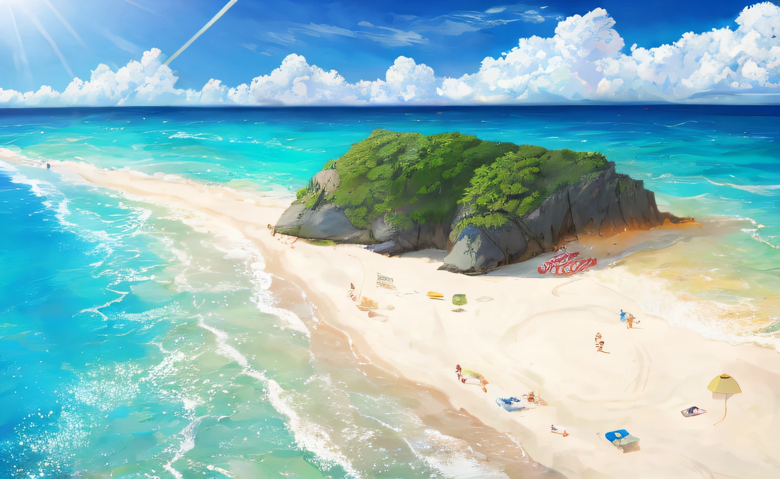 a beach