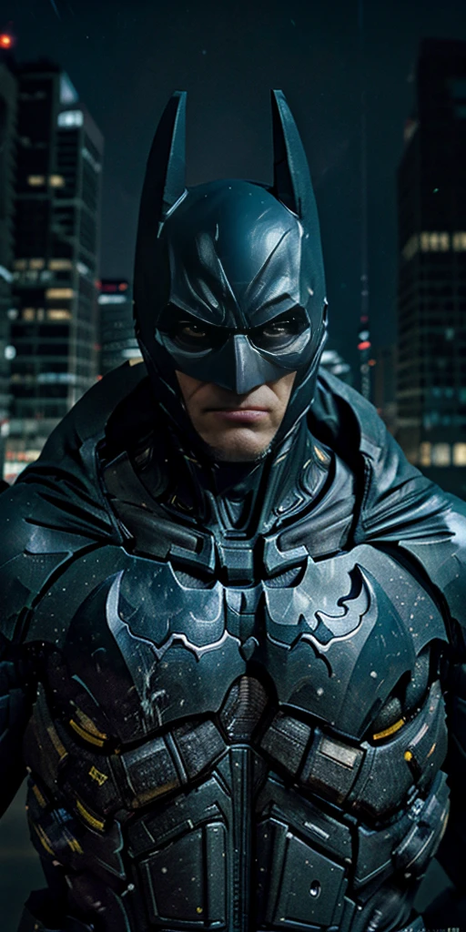 batman in a batman suit standing in a city at night, mecha suit batman, 8 k high detail concept art, portrait of batman, trending on artstation 4k, batman portrait, amazing 8k character concept art, trending on artstation:3, trending on artstation hd, batman mecha, the batman, 8k high quality detailed art