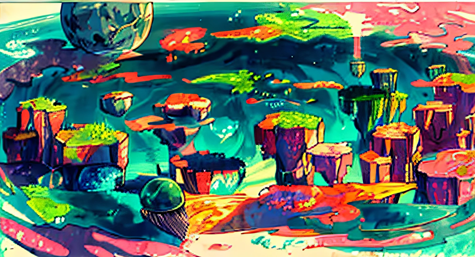 The fantasy world of creature Eva