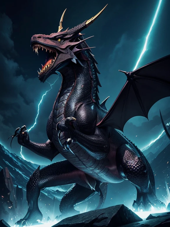 The Darkness Soaring in the air shine The dragon Powerful ultimate dragon Thang Long Zodiac Dragon Thang Long