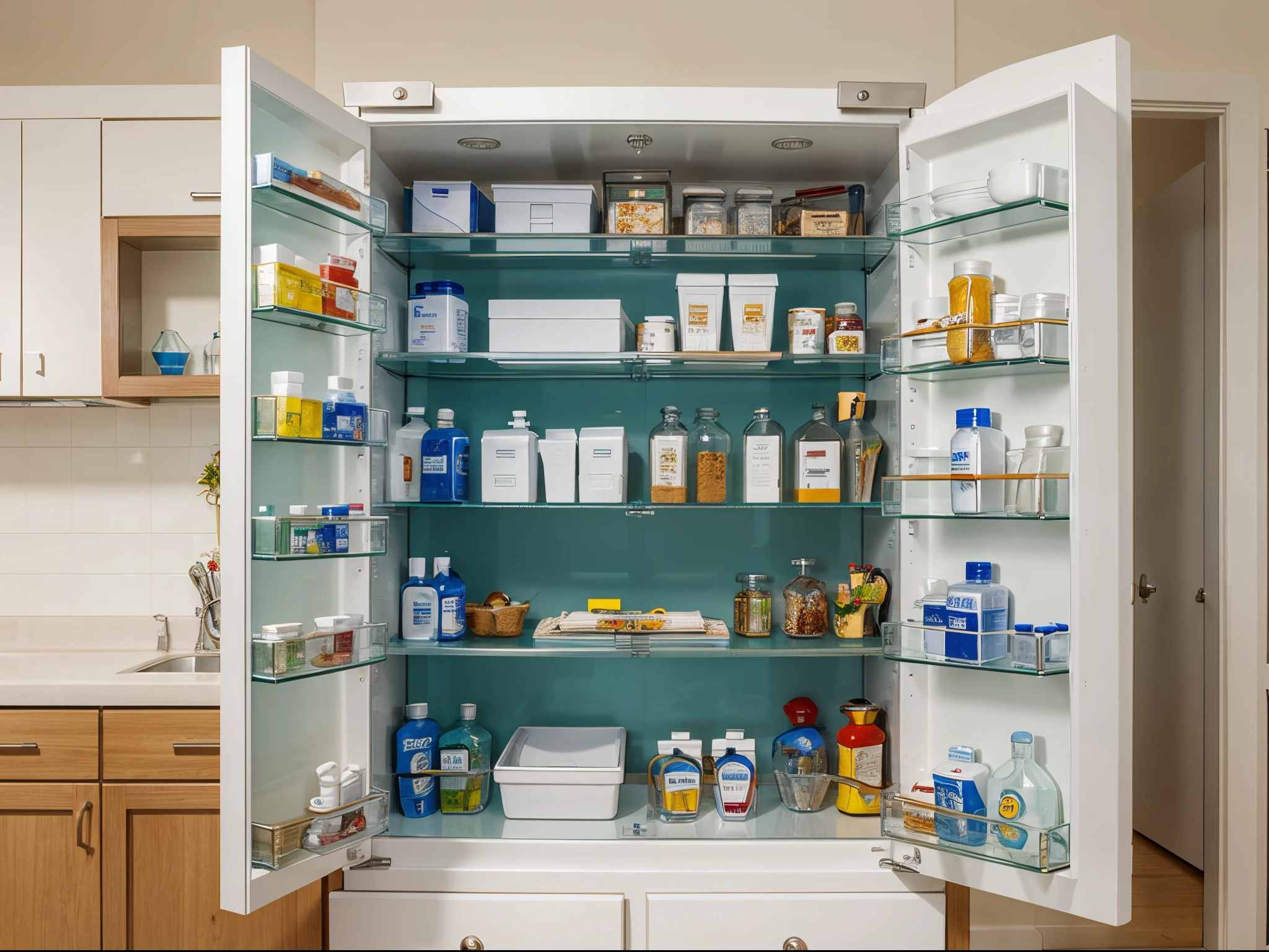 home open medicine cabinet
