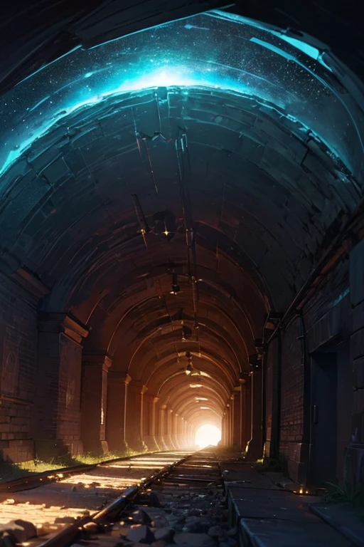 (Twinkle: 1.5), Sequins, (Girl), (Cute), (A time tunnel suddenly appears in the deep darkness and begins to move.The entrance looks as if it leads to another dimension.The inside of the tunnel is filled with colorful lights. The light symbolizes the flow of time and shows the path to the past, present, and future, and you can feel the existence of an unseen world at the end of the tunnel, and through this time tunnel. A journey beyond time and space begins.)