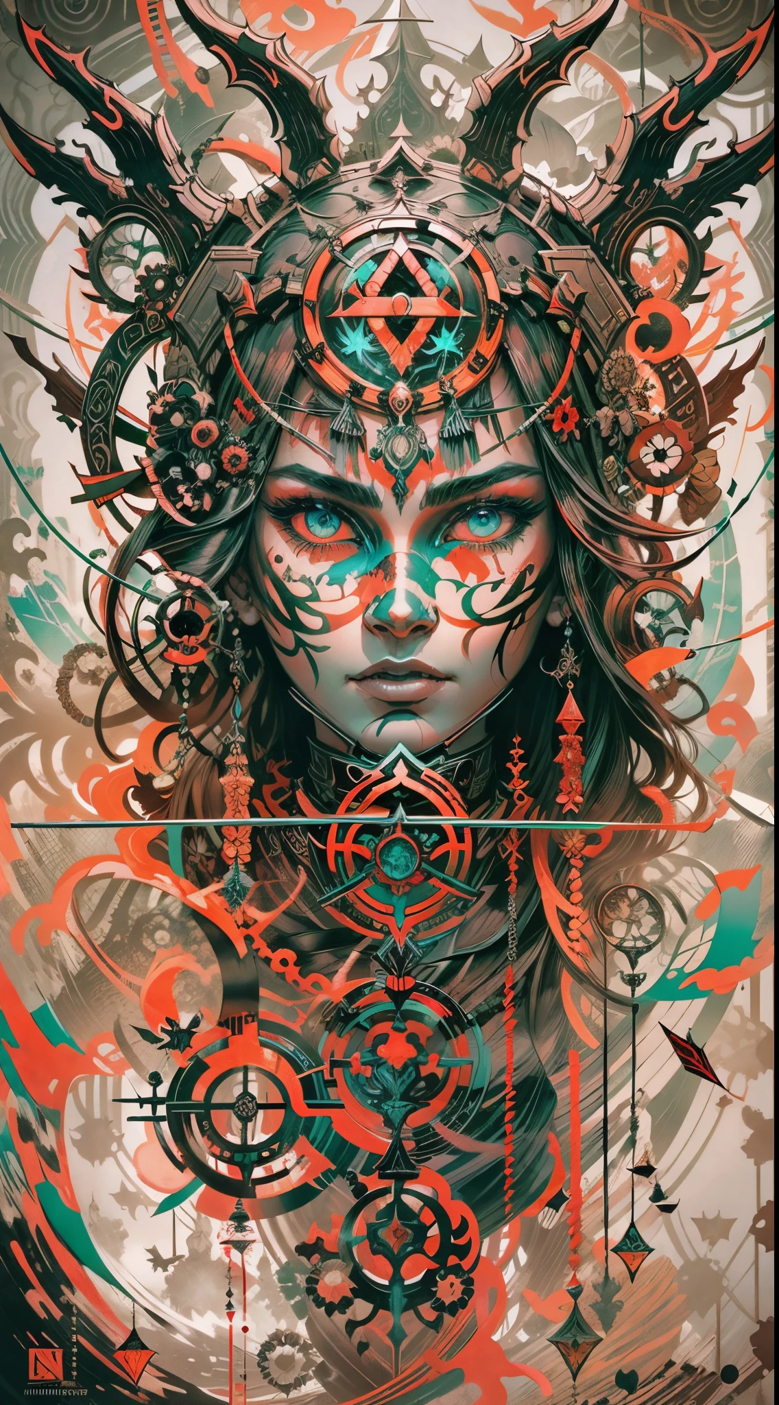 (cult of cthulu:0.5), (geometric:1.2), (futurism), impressionist, detailed, (1girl:1.2), majestic, breathtaking, (suggestive:1.1),(depressing:1.4), (cute:1.4), enticing, (irresistible:1.5), disturbing, (fascinating:1.3), (magnetic:1.2), (crimson), (black:1.1)