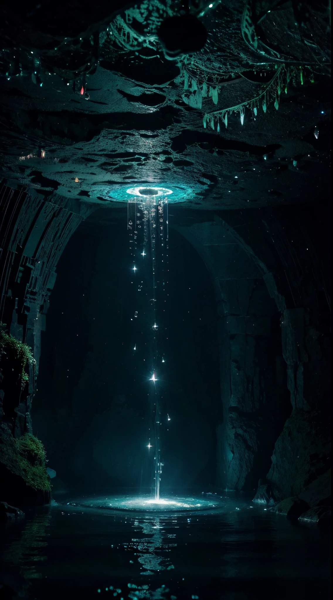 Venture into the heart of Celestia Grotto, where underground caverns are adorned with glowing crystals that illuminate the darkness with a gentle radiance. The walls are alive with intricate patterns of light, creating an otherworldly tapestry that seems to dance in response to your presence. Glowing pools of liquid starlight reflect the celestial wonders above, and the sound of dripping water echoes like a celestial melody. Bioluminescent creatures, resembling floating orbs, drift through the air, casting a mesmerizing glow.